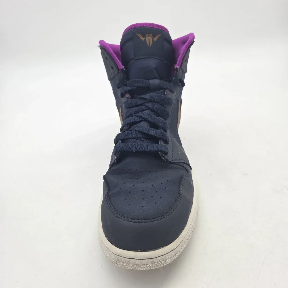 Nike Air Jordan 1 Retro Hi GS Maya Moore Blue Basketball Shoes 9.5Y